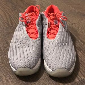 Nike Gray and Red Men's Sneakers